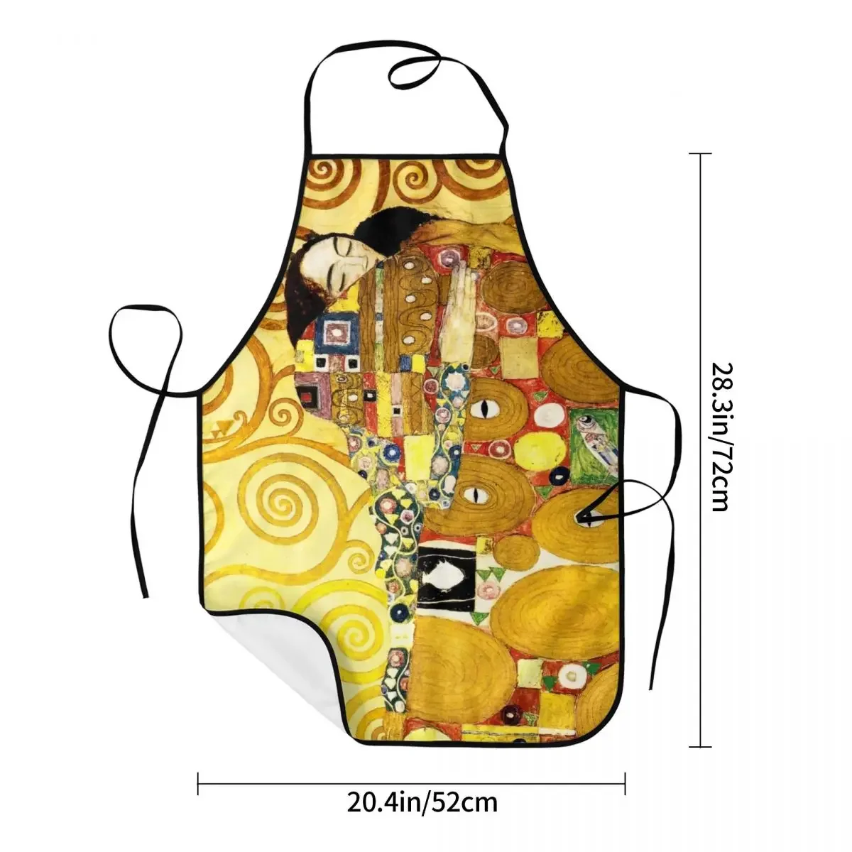 Кухонный Фартук Gustav Klimt для женщин и мужчин унисекс нагрудник художественный