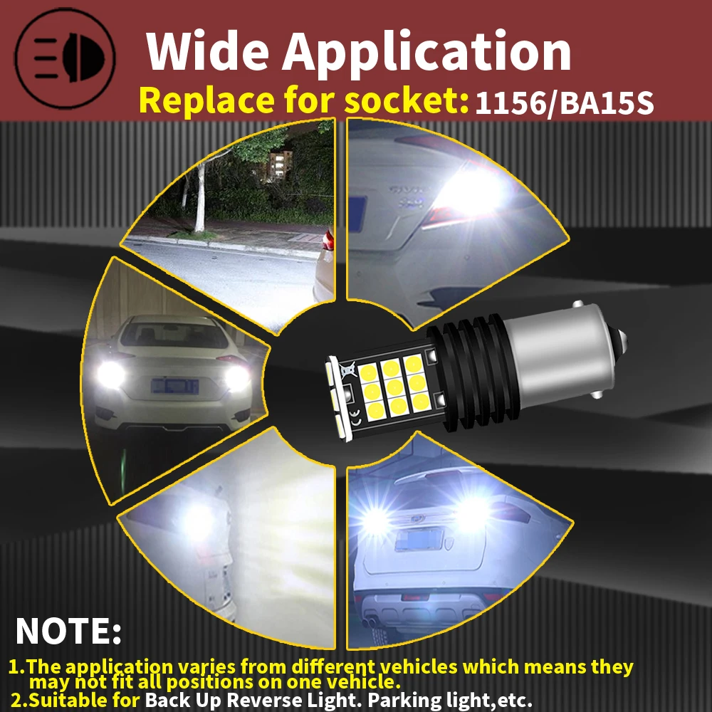 2x светодиодные лампы заднего хода P21W BA15S 7506 Canbus для BMW E63 E64 X1 E84 F48 X2 F39 X3 E83 X4 F26 X5 E53 Z3