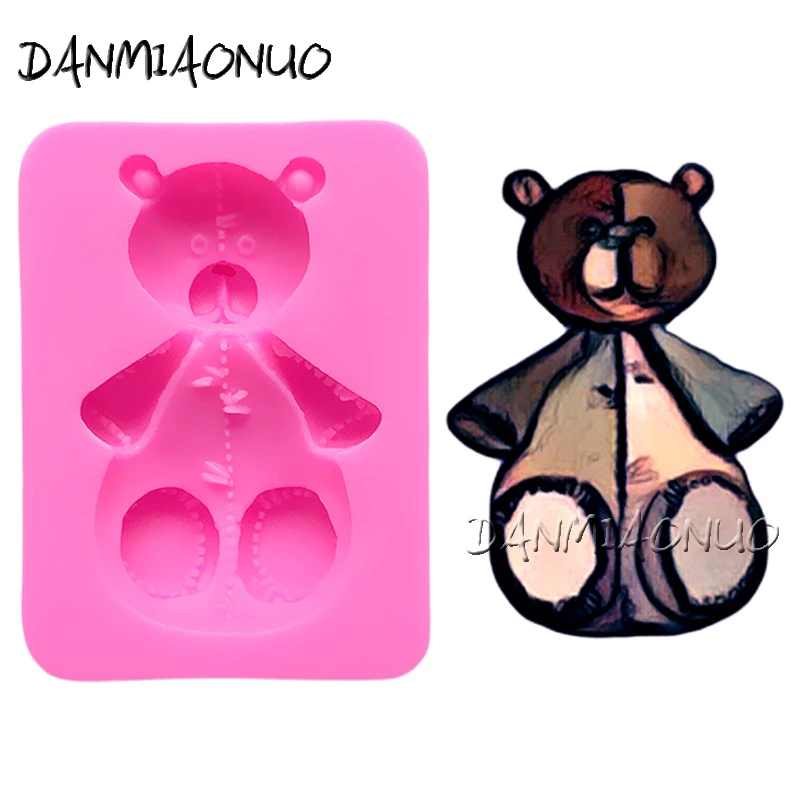 

DANMIAONUO A1236044 Bear Epoxy Mold Baking Accessories And Cake Decorating Stampini In Silicone Foremki Silikonowe Do Pieczenia