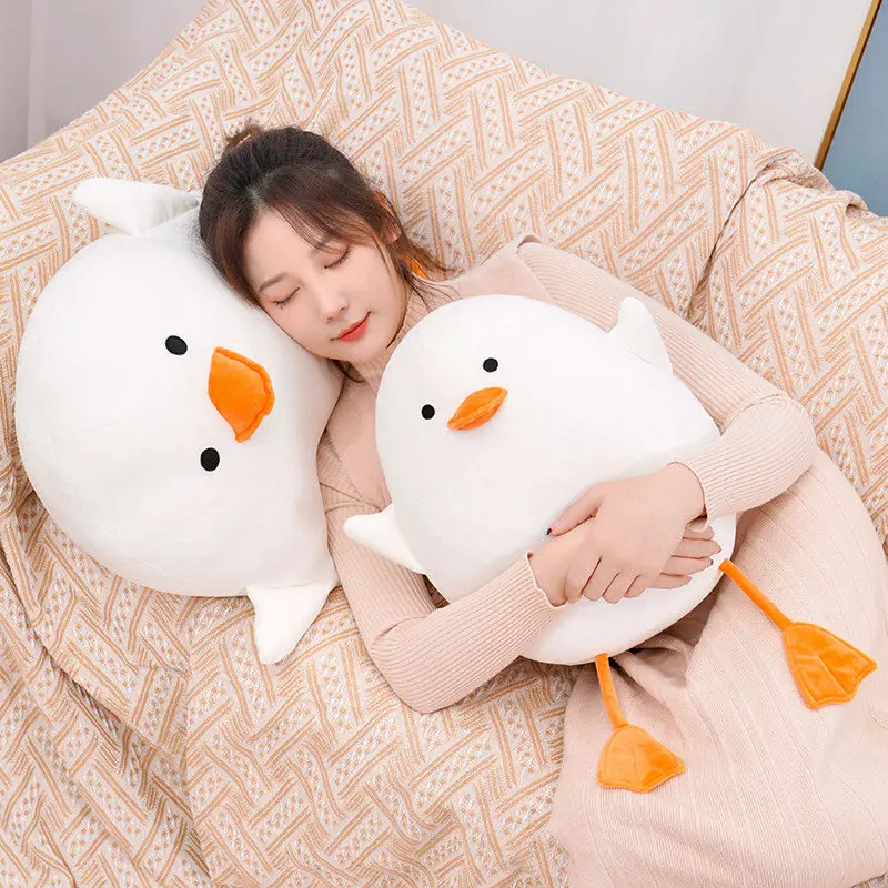 

1pc 35/50CM Cute Squishy White Duck Plush Toys Stuffed Lovely Animal Pillow Hug Sleeping Cushion Children Baby Birthday Gifts