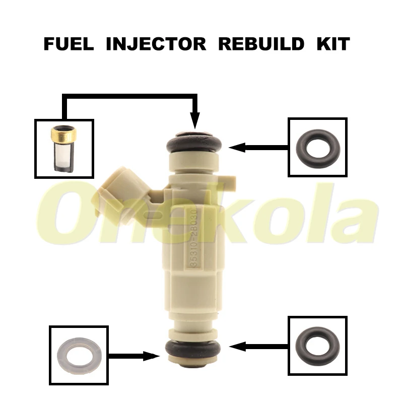 

Fuel Injector Seal O-Ring Kit Seals Filters for Hyundai KIA OEM 35310-2B030 353102B030 35310 2B030