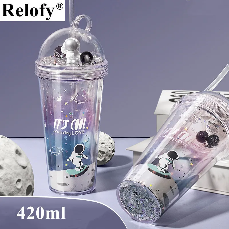 

Пластиковая бутылка для воды с двойными стенками, 420 мл