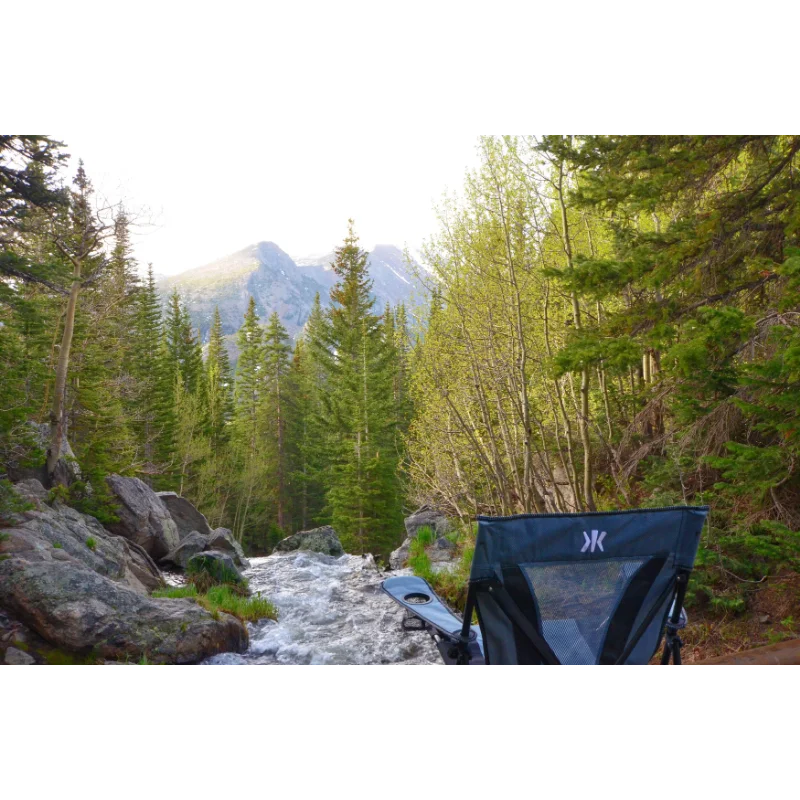 , Vik Black Camping Chairs  Outdoor Chair  Fishing  Folding Chair