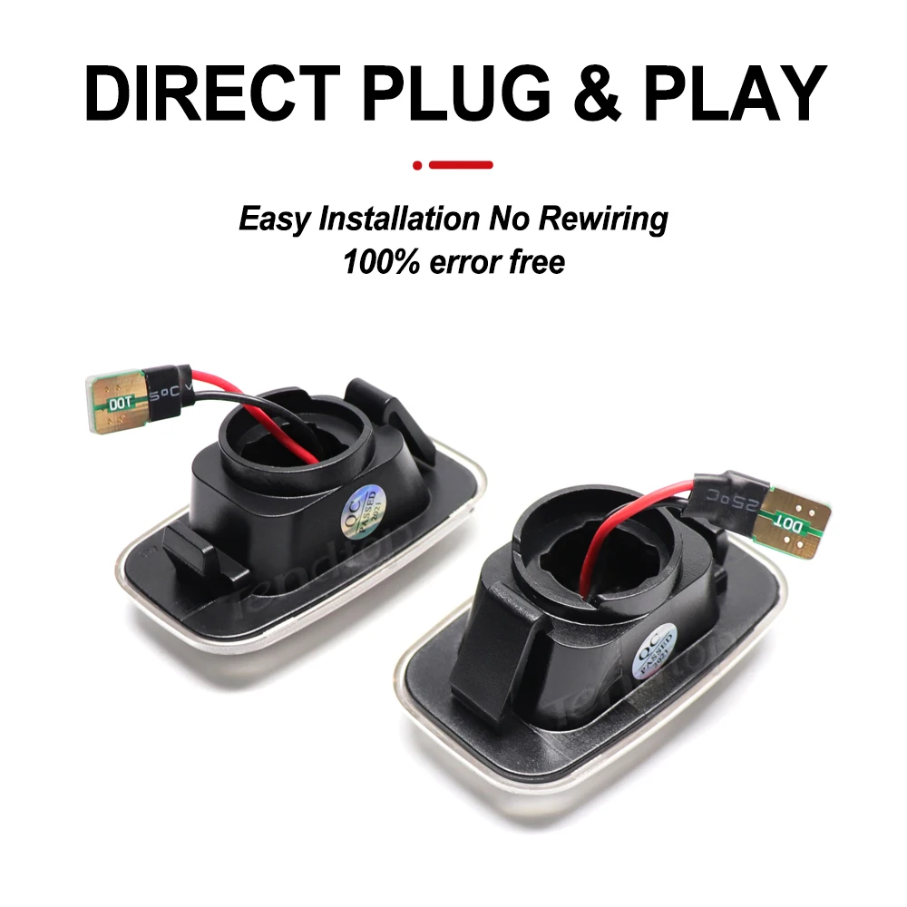 Динамичессветильник светодиодный указатель поворота мигающий боковой