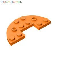 building blocks technicalalalal moc plates 3x6 semicircle special board brick 10 pcs creative educational toy for children 18646