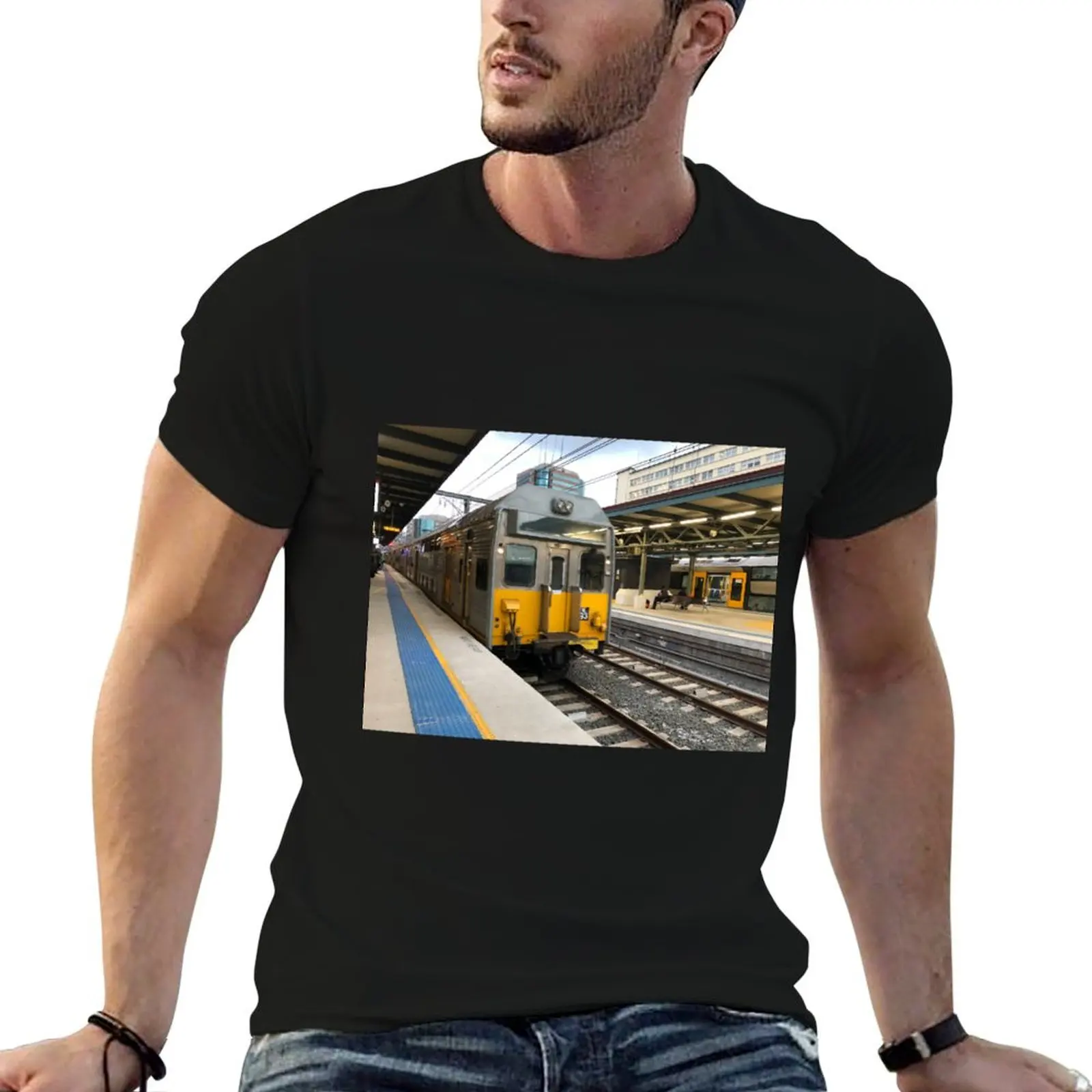 Футболка Sydney Trains K Set at Central Station летний топ хлопковые футболки с рисунком