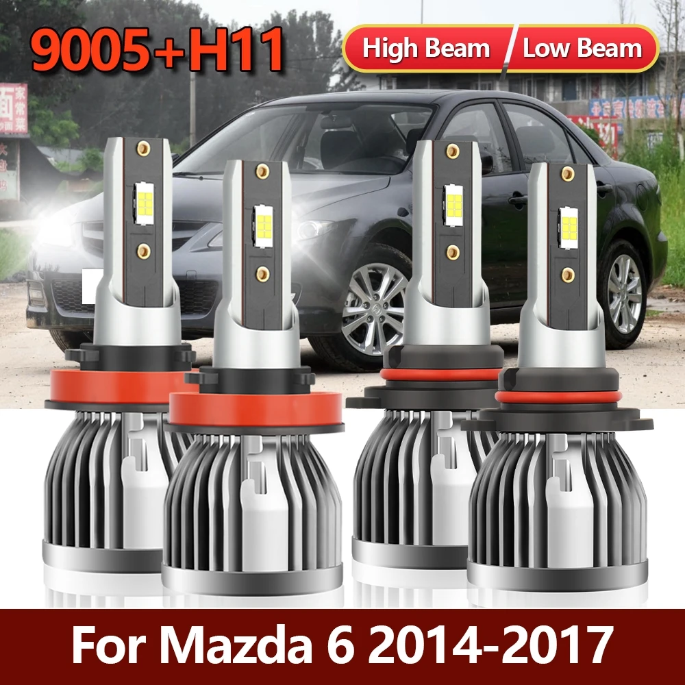 

Лампы для Mazda 6 9005 2015 2014 2016, 4 шт.