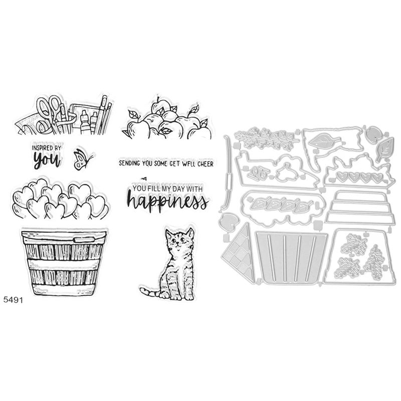 

DIY Scrapbooking Stamping Stamps Arts Stamps And Dies For Card Making Metal Cutting Dies (5491)