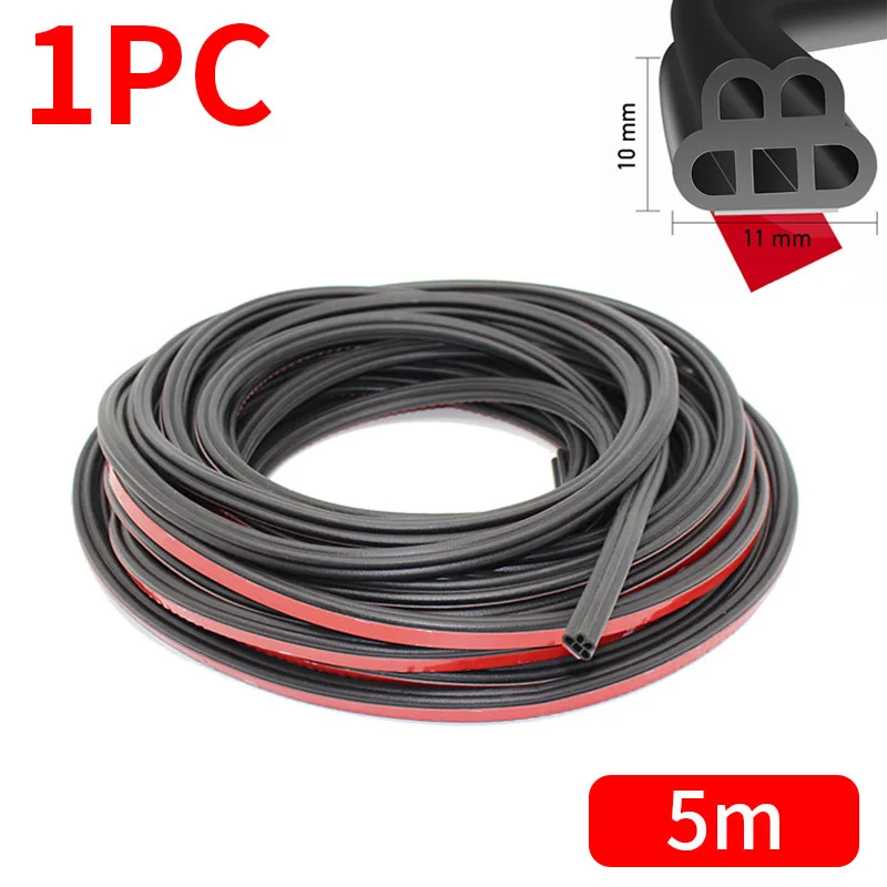 

BLALION резиновая уплотнительная лента для двери автомобиля, двухслойная уплотнительная защита, автозвукоизоляционные водонеп...