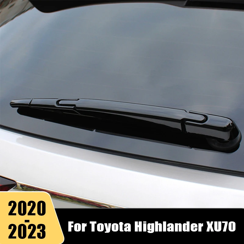 

Car Rear Wiper Cover Windshield Blade Trims Strips Styling Accessaries For Toyota Highlander XU70 Kluger 2020 2021 2022 2023