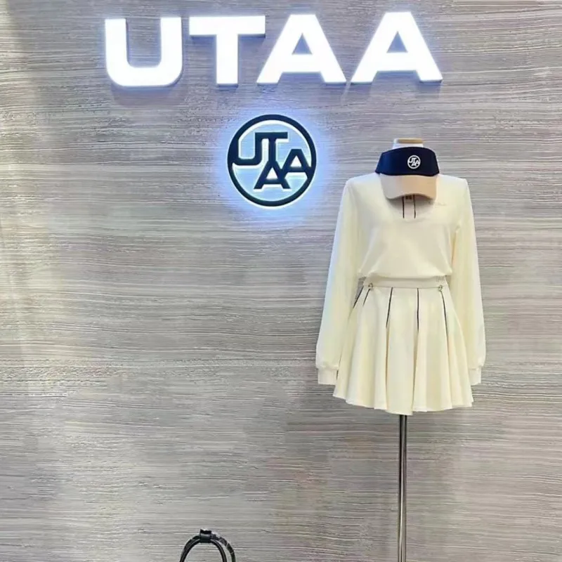 Women's GOLF  Polo Collar Short Sleeve Ribbed T Shirt  Silk Touch Performance