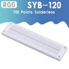 SYB-120 700 точек, макетная плата PCB без пайки, макетная мини-плата PCB для модуля кабеля Dupont