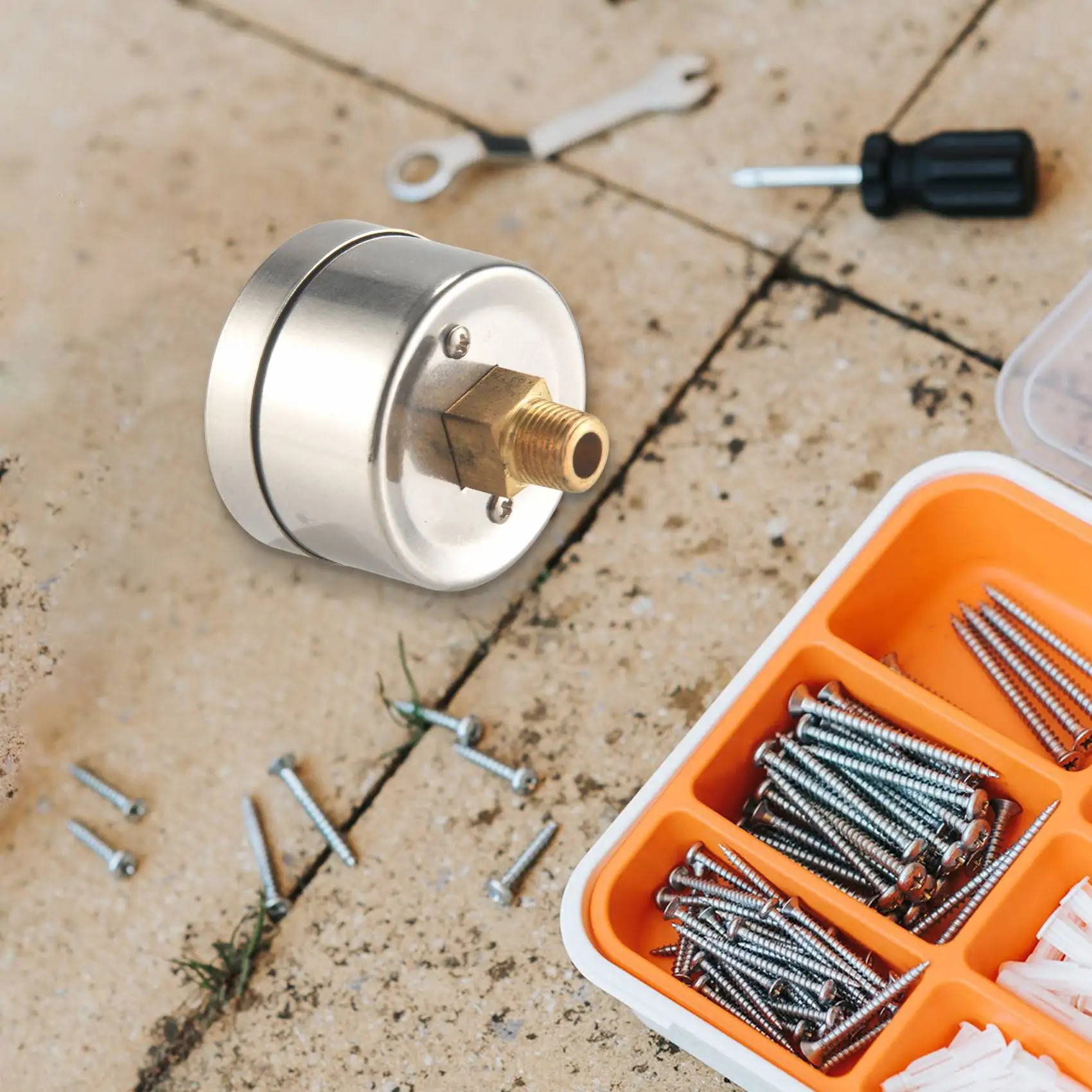 Универсальный манометр топлива 1/8 NPT (140 фунтов на квадратный дюйм) с 3/8-дюймовым