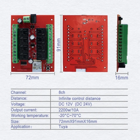 Scimagic-RC 8-канальный Wi-Fi модуль для умного дома