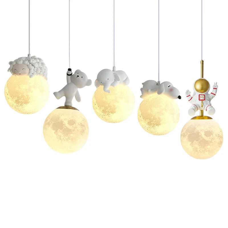 Прикроватная Люстра для детской комнаты мультяшная лампа защиты глаз мальчиков