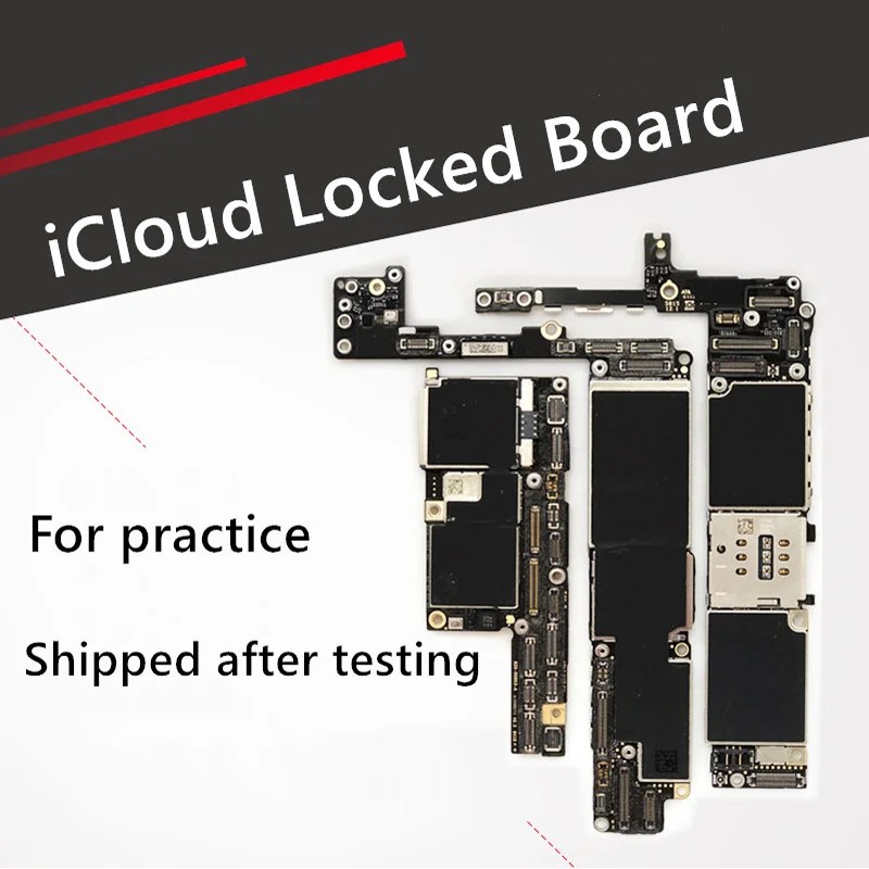 

Mainboard For IPhone 6 6P 6S 6SP 7 7P 8 8P X XS Max 11 12 13 Pro With Icloud ID Locked Motherboard IOS System for Practise Skill