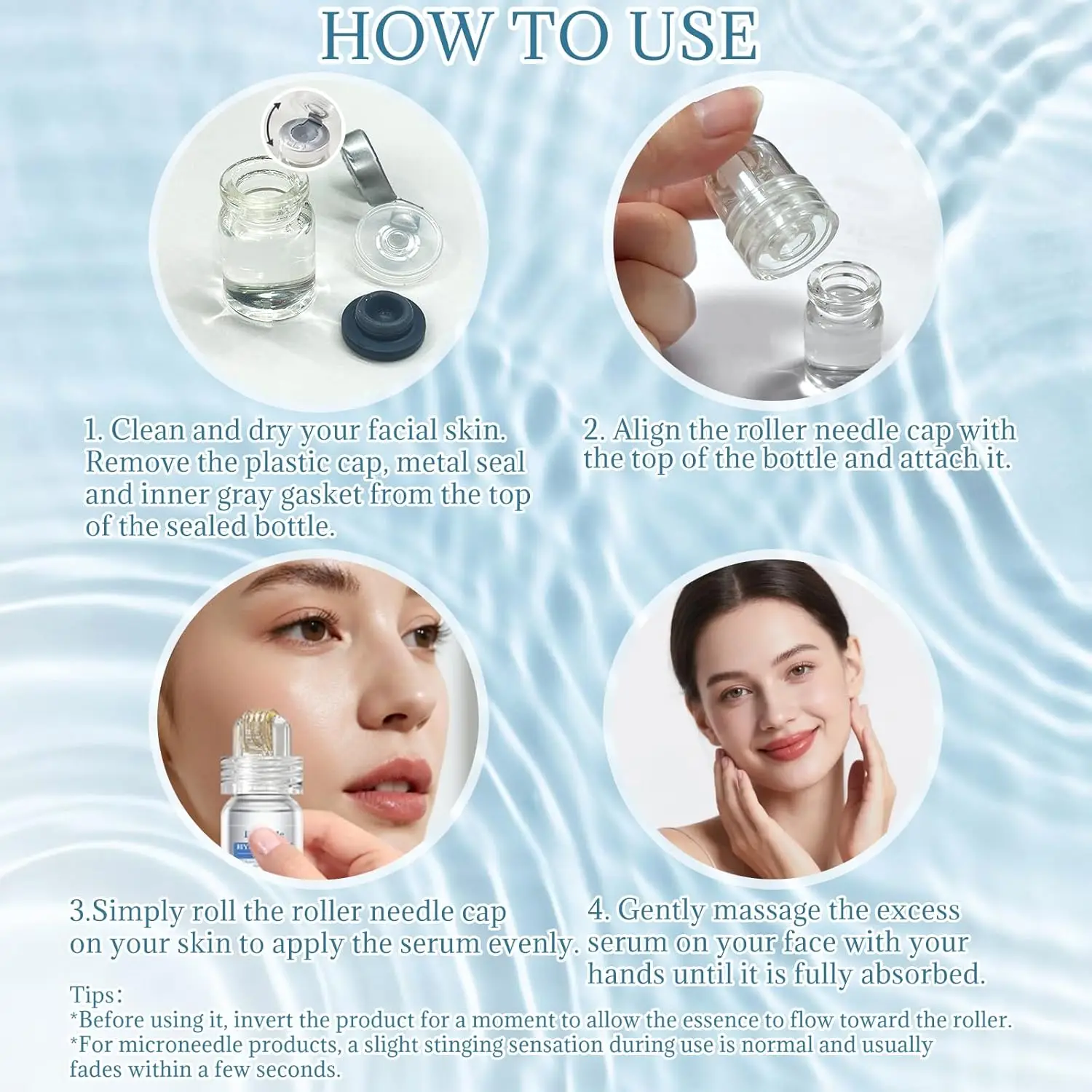 Набор сывороток для микропилинг-инфузии Radiant Flawless Skin 2026 - Домашняя система для ухода за кожей лица, косметический инструмент для ухода за кожей |   Игла 0,25 мм (art.: 3920d84dfd0fa) - 3920d84dfd0fa