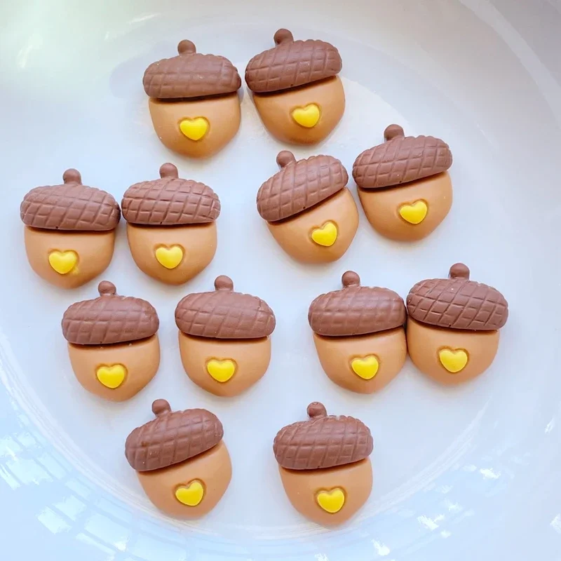 

30Pcs New Mixed Mini Cute Cartoon Pinecone Flat Back Resin Scrapbooking DIY Jewelry Craft Decoration Accessories