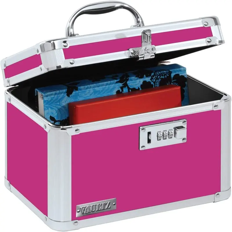 

; Charming Pink Storage Box - Perfect for Home Organization and Decluttering.