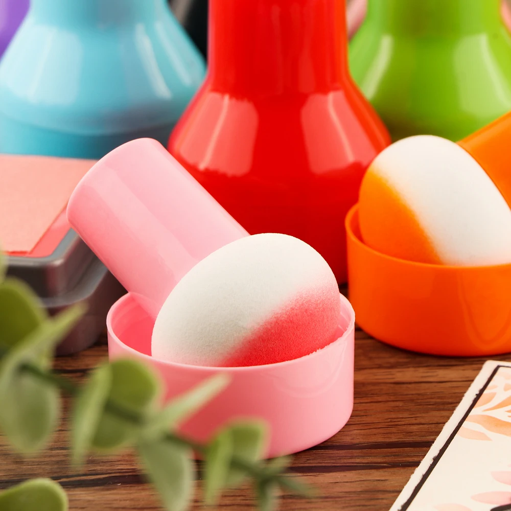 

12 шт./набор, радужные бумажные аппликаторы для прямых чернил