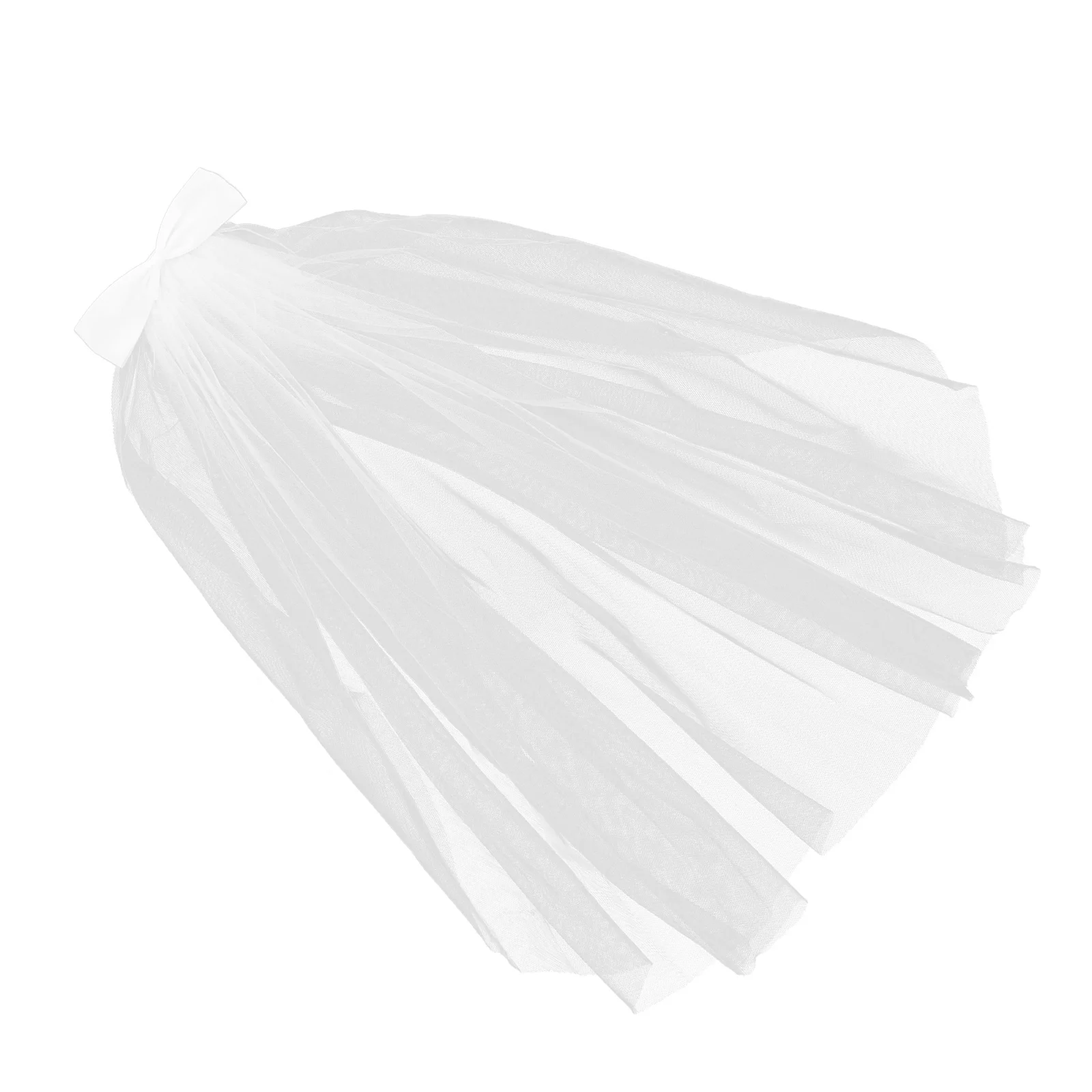 

First Holy Communion Headband Bow Veil Lace Veils Brides Bowknot Design Wedding