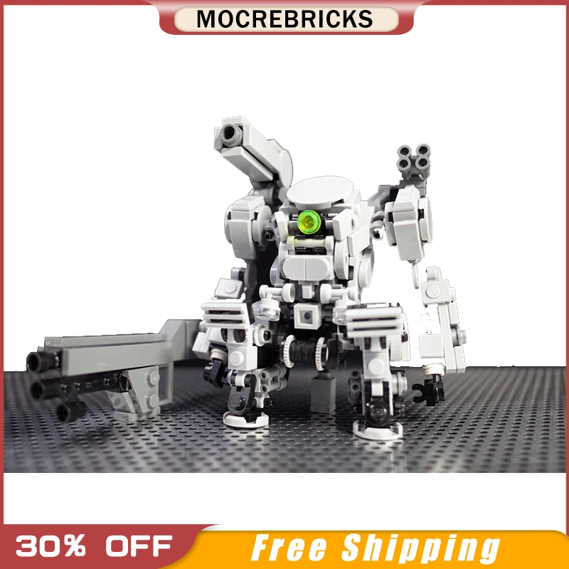 

Game Series Mini Mecha Tabletop Decoration Model Set DIY Assembling Granular Building Blocks Children's Toys Christmas Gift