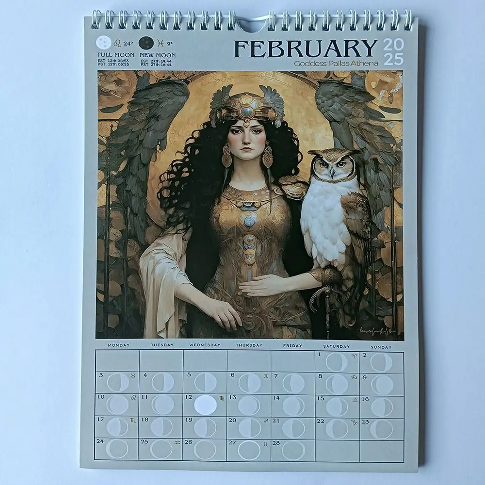 Ежедневный Еженедельный ежемесячный планировщик 2025 календарь подвешиваемый