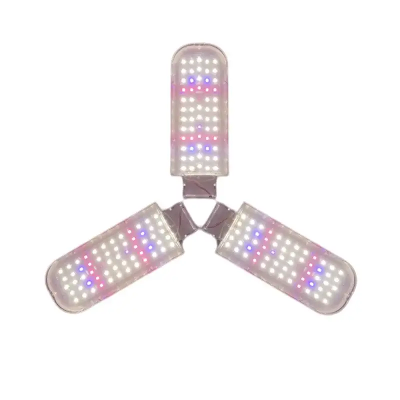 Led Grow Light Plant Coverage Multi-leaf Foldable Design Grow Light For Indoor Plants Full