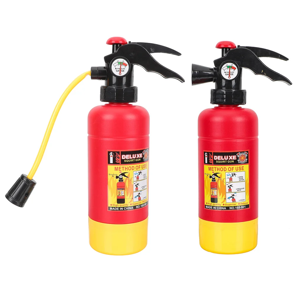 

2 Pcs Fire Extinguisher Water Wear-resistant Toy Interesting Squirt Beach Toys Ejector Sprayer Shooter Plastic Child Mini