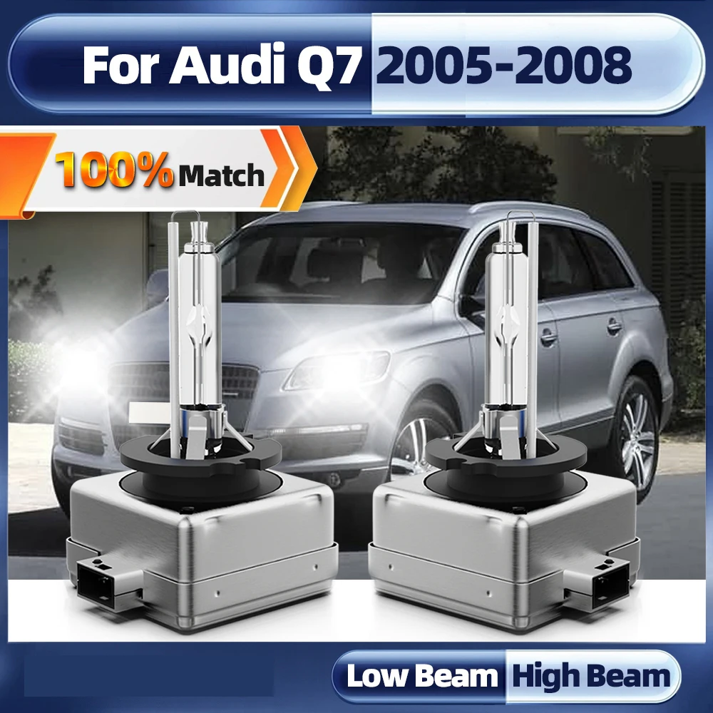 

2Pcs 35W D1S HID Bulb CBI HID Xenon Headlight 6000K White CBI HID Xenon Headlamp 12V 24V For Audi Q7 2005 2006 2007 2008