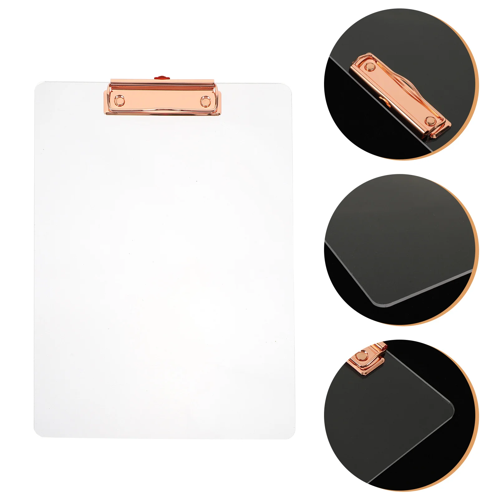 

Portable Clip Board File Clip Board Student Writing Board Acrylic Clipboard