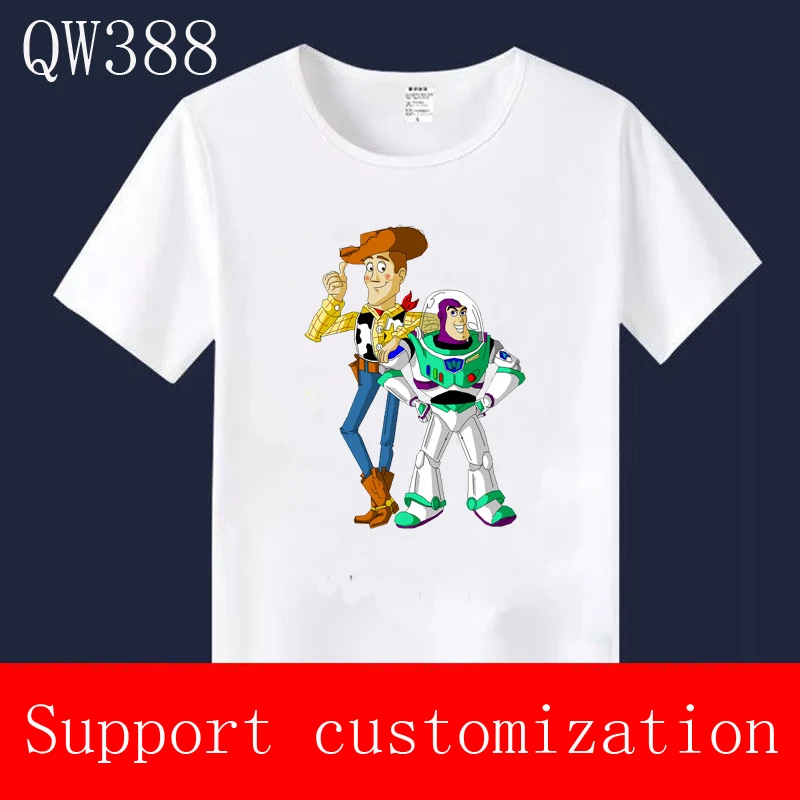 

Movie printed toy story light year summer kids cartoon Tops Boy Girl Tee Shirt QW384
