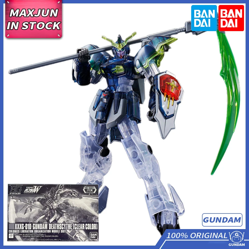 

MAXJUN Original BANDAI GUNDAM Model 62048 HG Gundam Deathscythe XXXG-01D Venue Limited Anime Figure Action Collection Toys