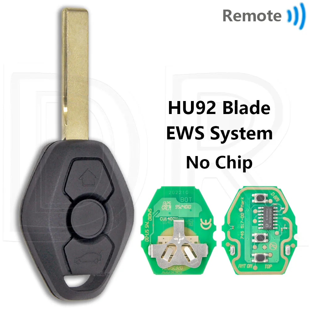 

DR Great ID44 PCF7935 Чип 315/433 МГц с регулируемой частотой EWS Автомобильный дистанционный ключ для BMW 1 3 5 7 E38 E39 E46 E65 X3 X5 Z3 Z4