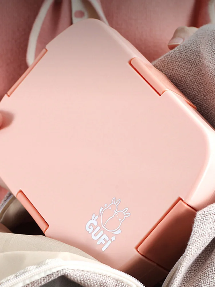 

Lunch Box Kids Bento Lunch Box 6 Compartment Safe Meal Box With Rabbit Cartoon Pattern 920 ML Reusable Snack Container For Chil
