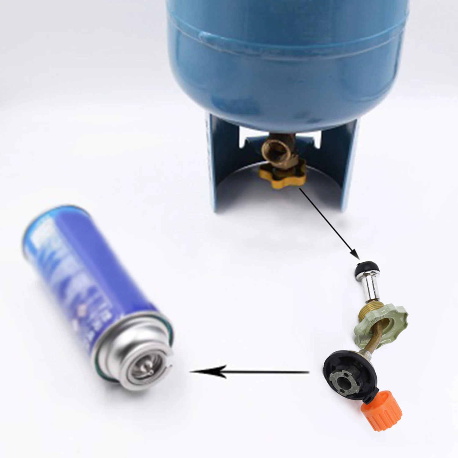 

Tank Valve Hiking Portable Refillable Adapter Cylinder Connector Replacement Outdoor Gas Butane Accessory Durable