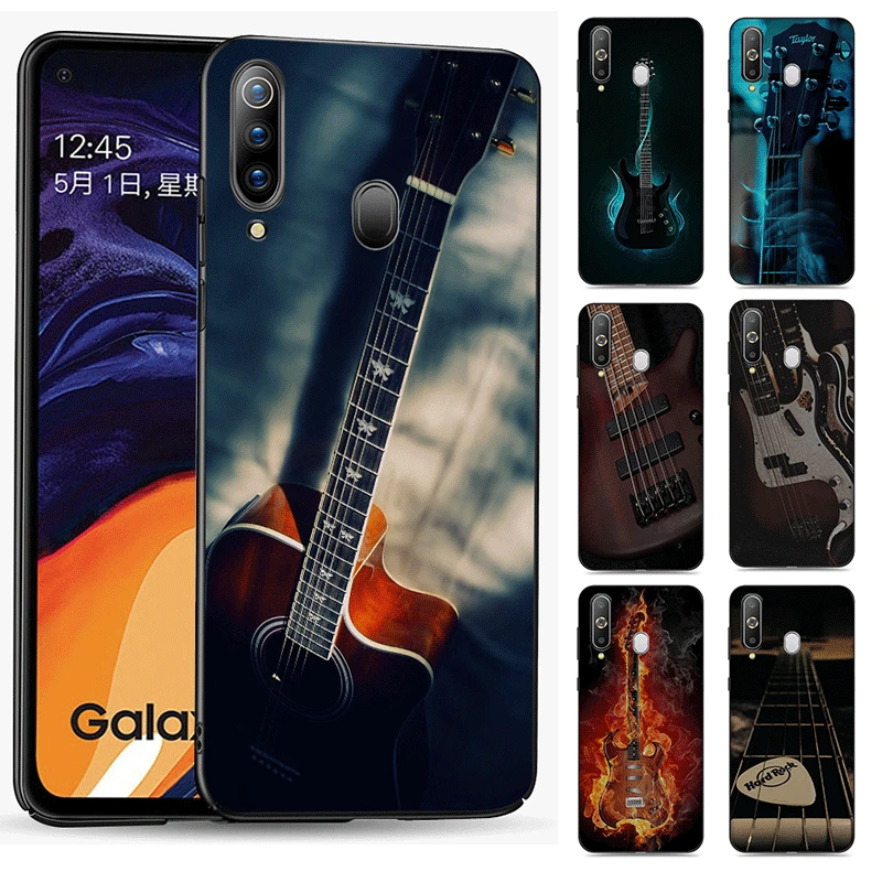 Phone Case for Samsung S20 Ultra S21 FE A40 C10 A60 A71 A8 Plus A7 A80 A8S A9S A9 TPU Cover Bass Guitar Strings Music Guitars