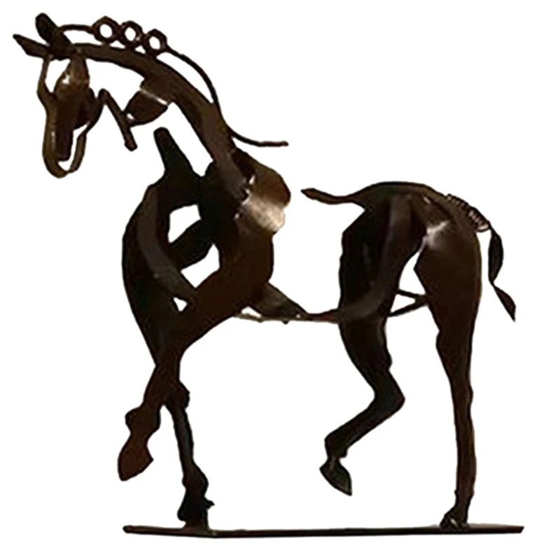 

New Modern And Abstract Design Horse Sculpture Artwork Abstract Figurine Home Decoration Quality Handmade Tabletop Decor