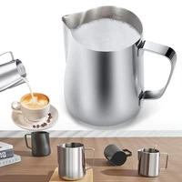 milk frothing pitcher steaming pitcher stainless steel milk frother cup for cappuccino espresso latte cream coffee utensils