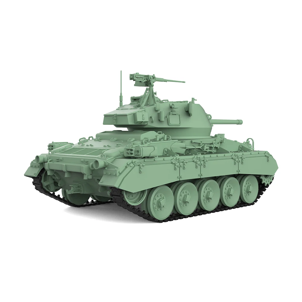 SSMODEL 512 V1.9 1/87 HO Масштаб Железнодорожная военная модель Комплект США M24 Chaffee Light Tank