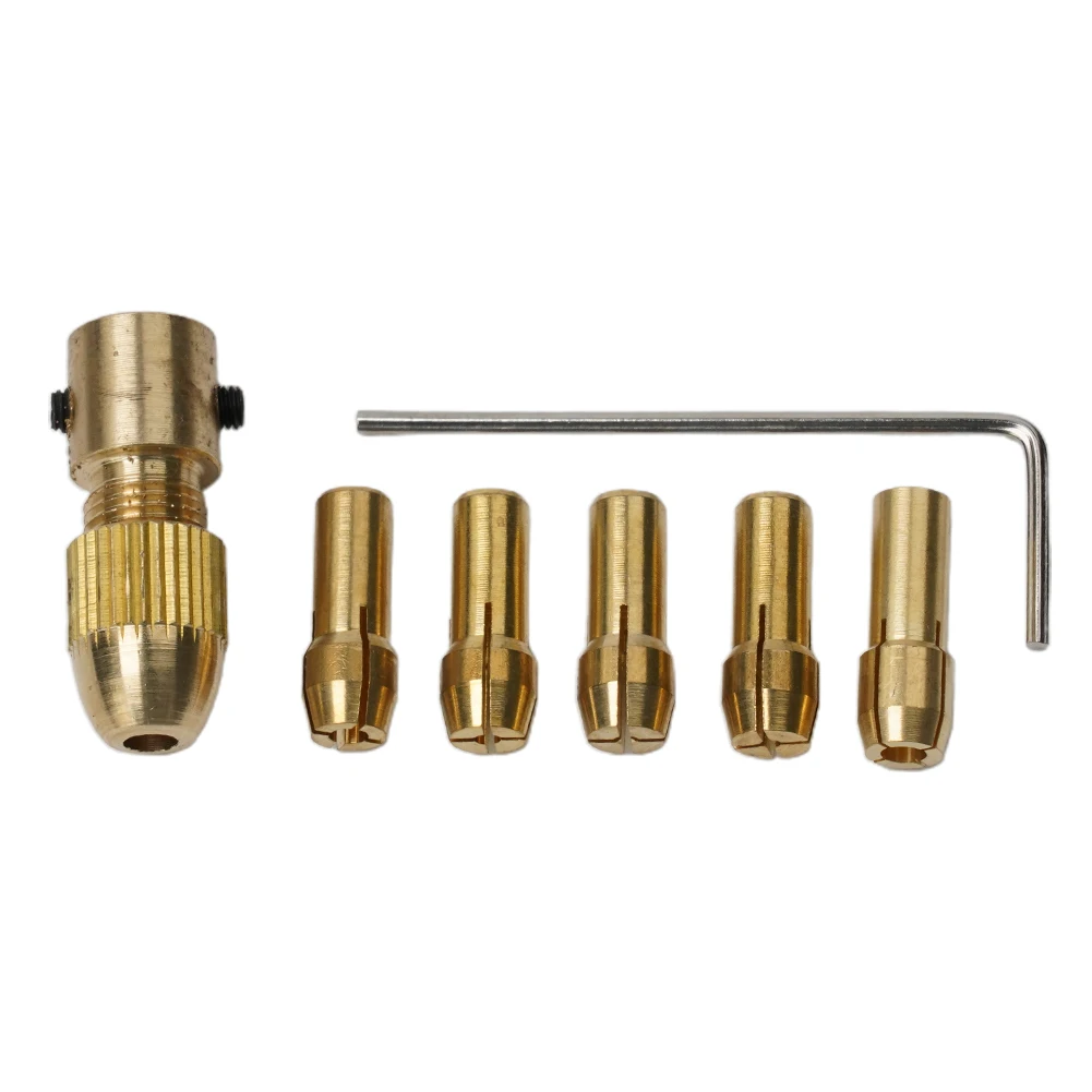 

7 шт., латунные патроны для дрели Dremel