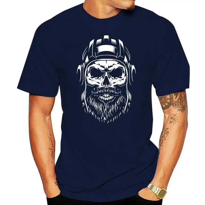 

Fitted Military Skull In Tankman Helmet T Shirt Men Hilarious Adult T Shirts Comic Short Sleeve