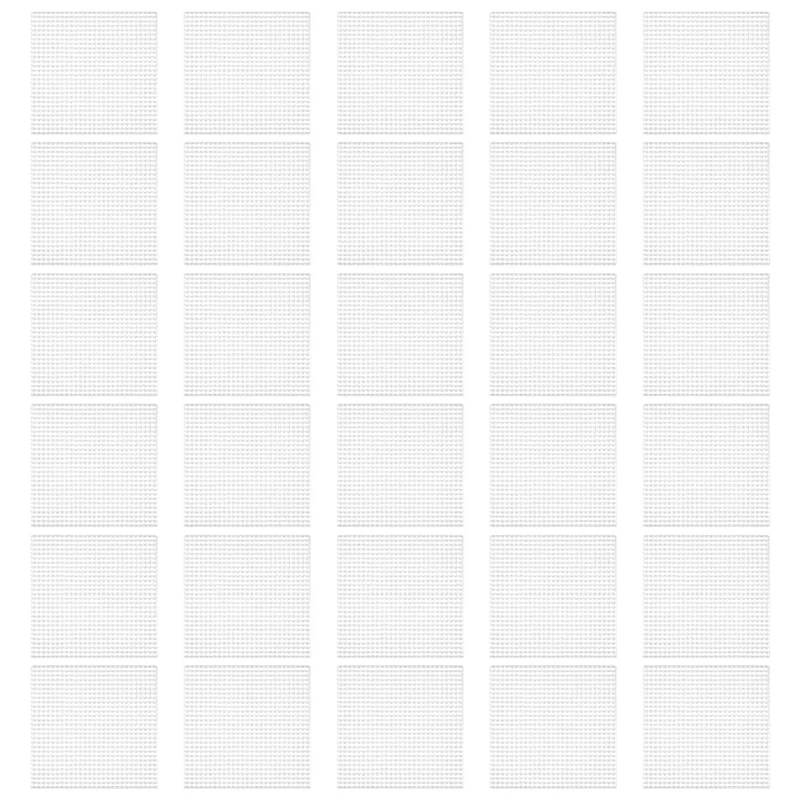 

30 Pieces Plastic Mesh Canvas Sheets For Embroidery, Acrylic Yarn Crafting, Knit And Crochet Projects (10.6 X 10.6Cm)