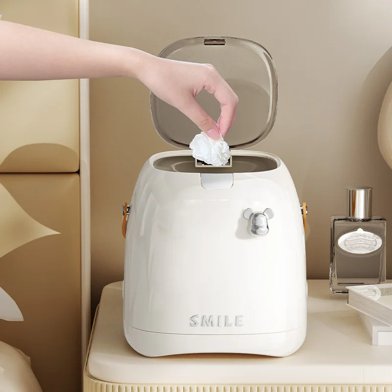 Роскошный настольный мусорный бак Beishan объемом 2 л маленькая бумажная корзина с