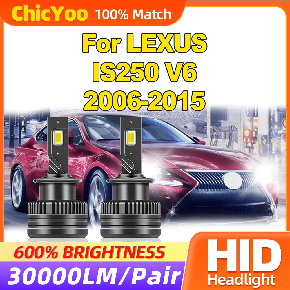 Ксеноновые лампы HID 120 Вт для фар 6000 лм головного света автомобиля 2006 K белые