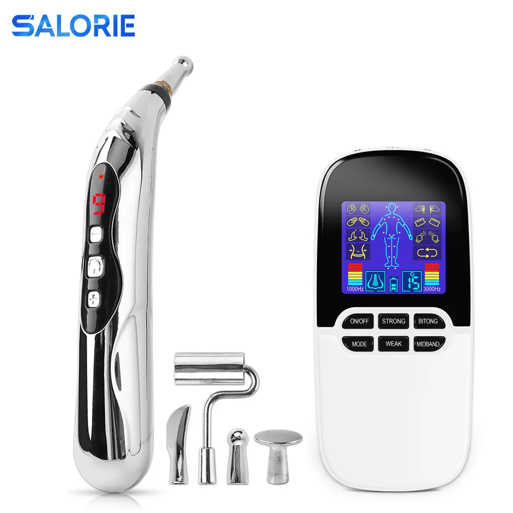 

USB Muscle Electrostimulator Tens Unit Low Frequency Body Massager Pulse EMS Muscle Stimulation with Electronic Acupuncture Pen