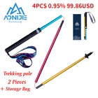 4 шт. 0.95% AONIJIE E4201 полюсная Складная Сверхлегкая быстросъемная Трекинговая палка из углеродного волокна походная палка