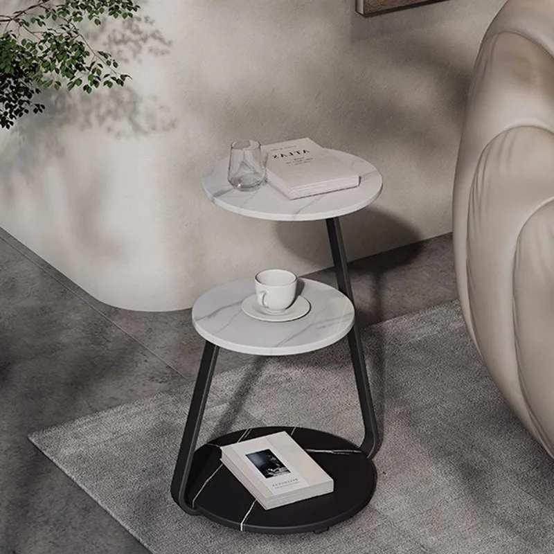 Роскошные журнальные столики современный легкий портативный круглый маленький