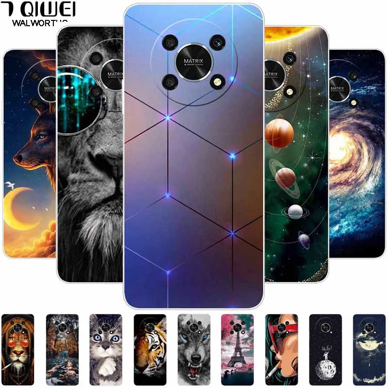 

Для Honor X9 5G чехол 2022 силиконовый бампер модные ТПУ Мягкие Чехлы для Huawei Honor X9 5G защитный чехол HonorX9 X 9 6,81''