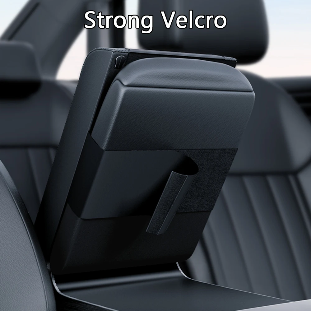 Автомобильный Регулируемый Автоматический Подлокотник-органайзер Кожаная